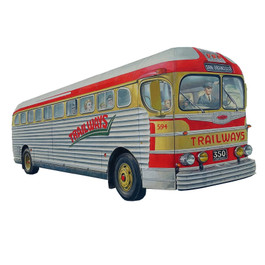 "Silverside" Trailways Bus
